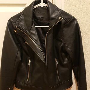 BLANKNYC Faux Leather Moto Jacket
